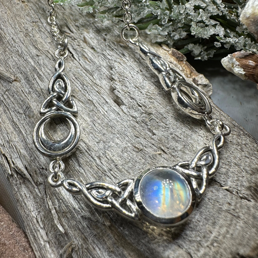 Celtic Triple Moon Necklace -  - Necklet