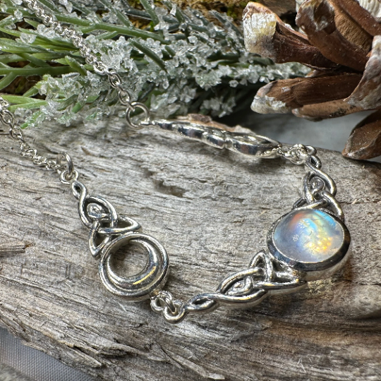 Celtic Triple Moon Necklace -  - Necklet