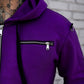 Split Mage Hoodie [Black/Purple] -  - Hoodies