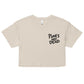 Punk's Not Dead Embroidered Crop Top