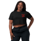 Punk's Not Dead Embroidered Crop Top