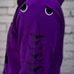 Split Mage Hoodie [Black/Purple] -  - Hoodies