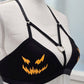 Trickz N Treatz Freak On A Treat Jack O Lantern Panty Lingerie Set Black Orange S