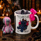 Artisan One Moon Flame Sweet Revenge Voodoo Coffee Mug Cherry Brandy Candle