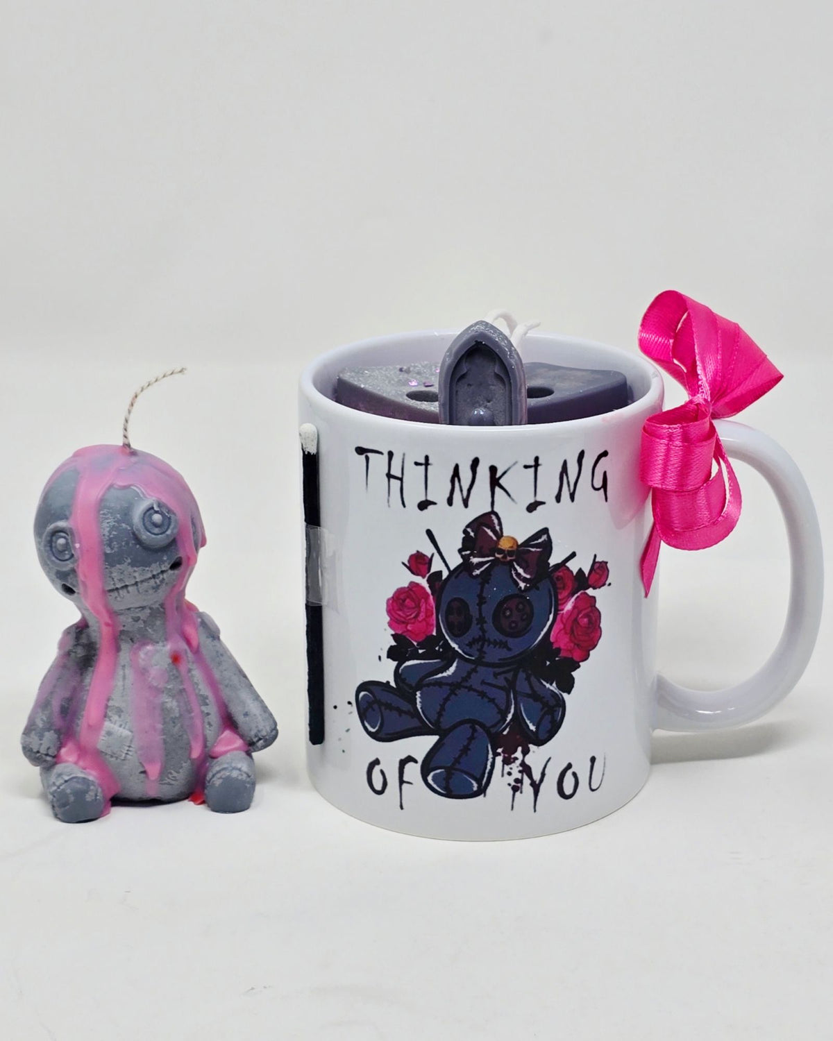Artisan One Moon Flame Sweet Revenge Voodoo Coffee Mug Cherry Brandy Candle