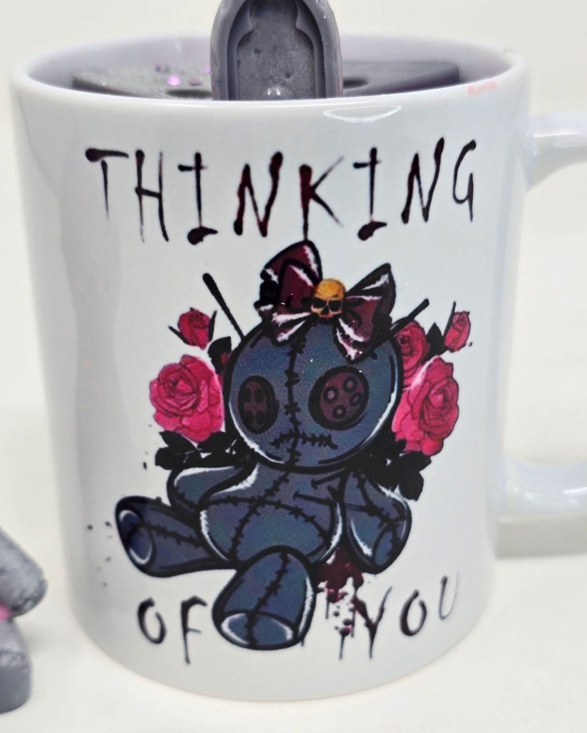 Artisan One Moon Flame Sweet Revenge Voodoo Coffee Mug Cherry Brandy Candle