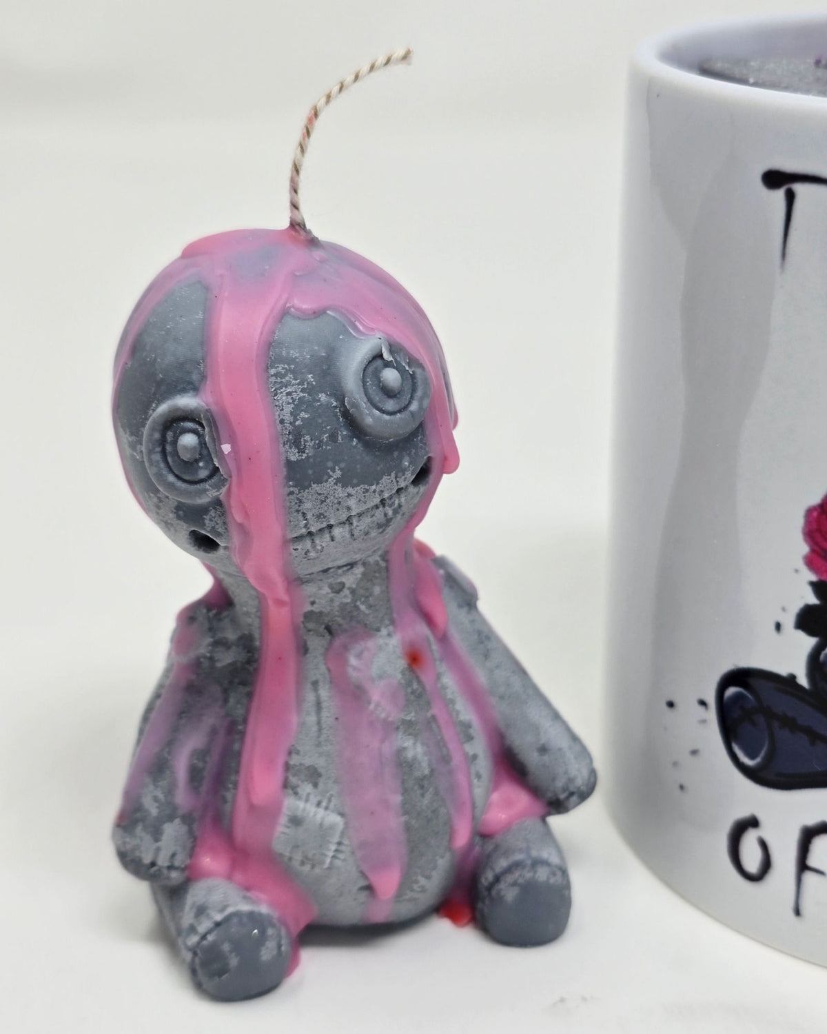 Artisan One Moon Flame Sweet Revenge Voodoo Coffee Mug Cherry Brandy Candle