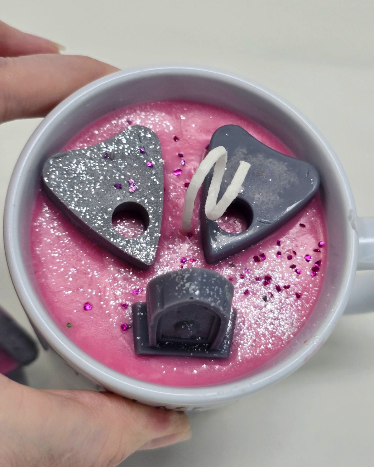 Artisan One Moon Flame Sweet Revenge Voodoo Coffee Mug Cherry Brandy Candle