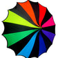 Batwing Pagoda Umbrella [Goth Rainbow] -  - Umbrellas