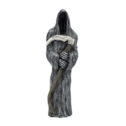 Grim Reaper Statue - Halloween Gothic Sculpture - Death Figurine Decoration