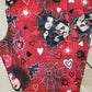 Addams Goals (Semi-Exclusive) - Addams Family Gothic Valentine's Day Love High-quality Handcrafted Vibrant Leggings -  - Leggings