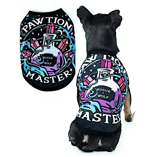 Pawfection Pet Vest | Pawtion Master Soft Comfy Magical Purple Black Pet Vest - Rogue + Wolf - Pet Vests