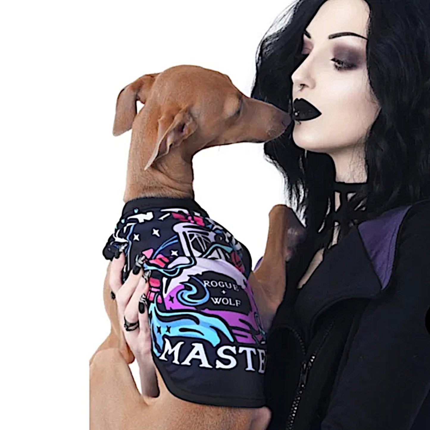 Pawfection Pet Vest | Pawtion Master Soft Comfy Magical Purple Black Pet Vest - Rogue + Wolf - Pet Vests