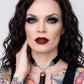 Killstar Wiccan Crystal Pendant Velvet Choker Pentagram Triquetra Necklace