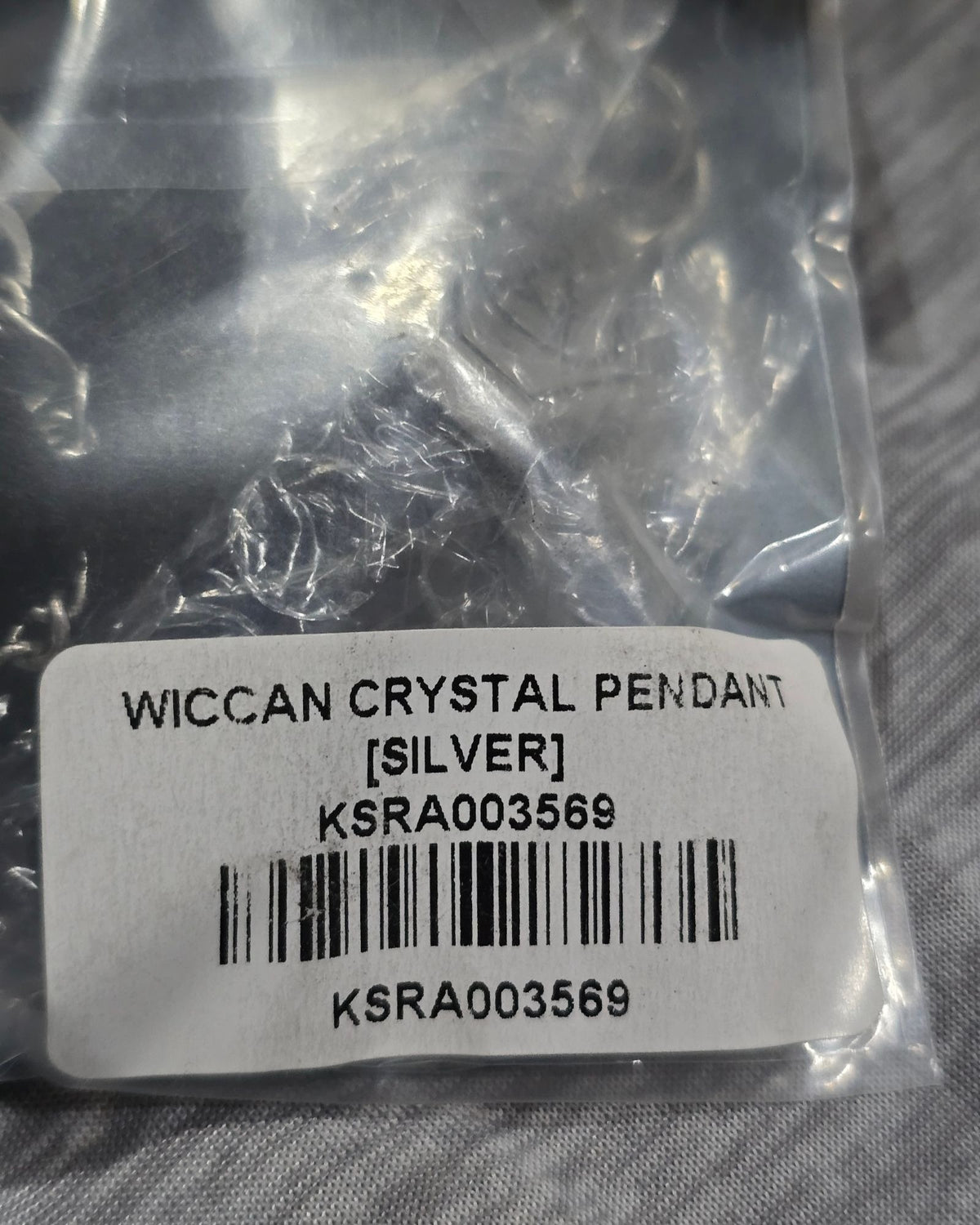 Killstar Wiccan Crystal Pendant Velvet Choker Pentagram Triquetra Necklace