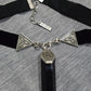 Killstar Wiccan Crystal Pendant Velvet Choker Pentagram Triquetra Necklace