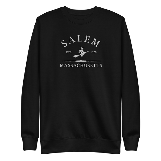 Salem Massachusetts Embroidered Sweatshirt
