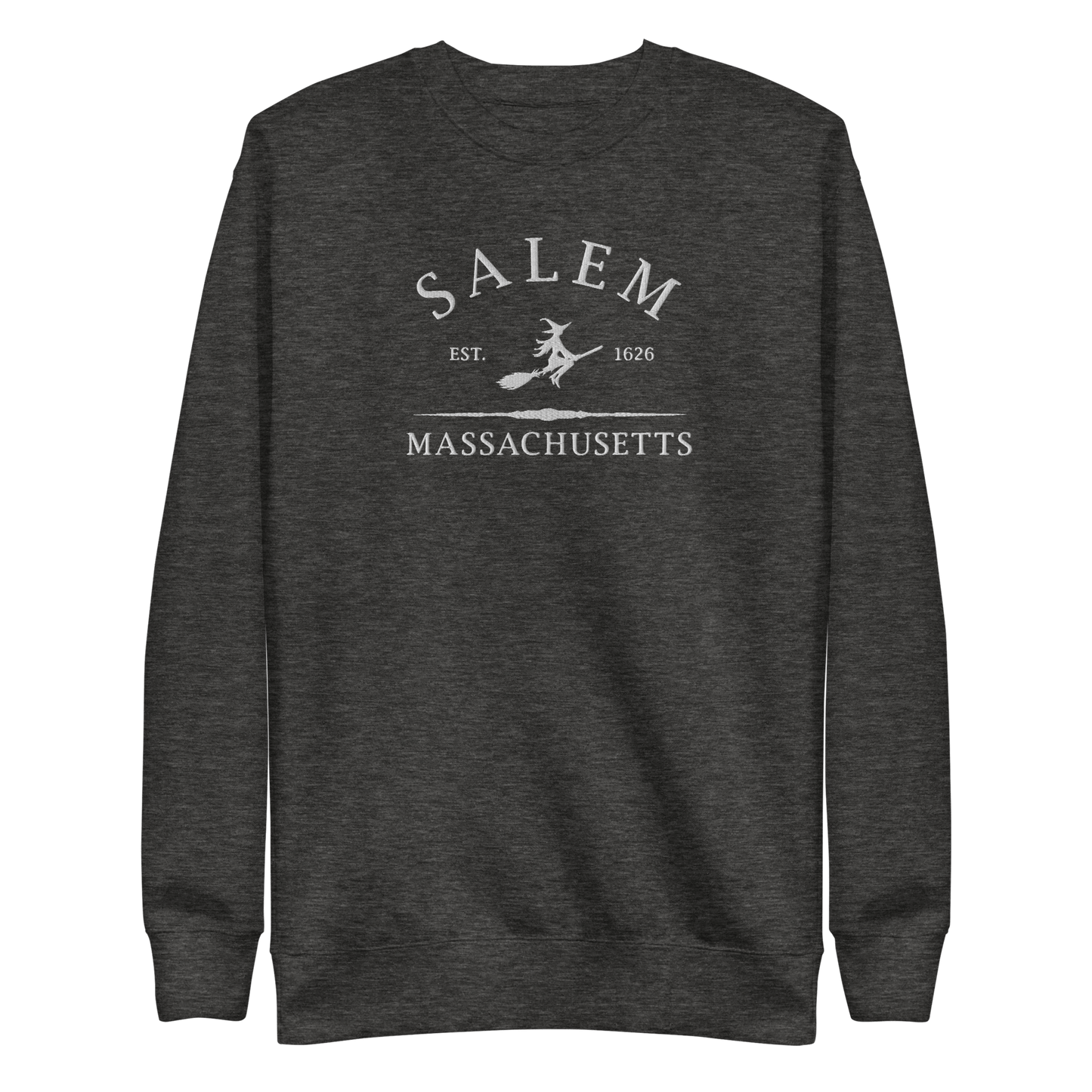 Salem Massachusetts Embroidered Sweatshirt