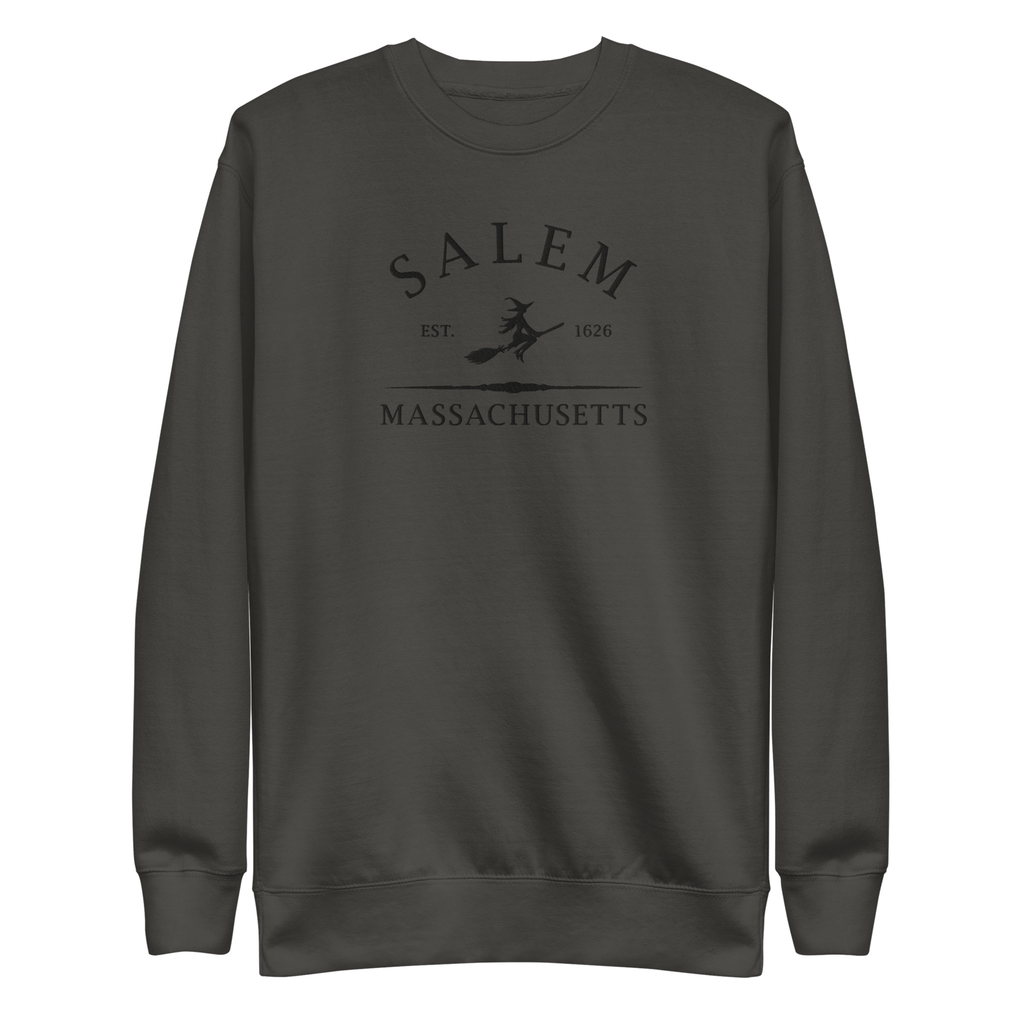 Salem Massachusetts Embroidered Sweatshirt
