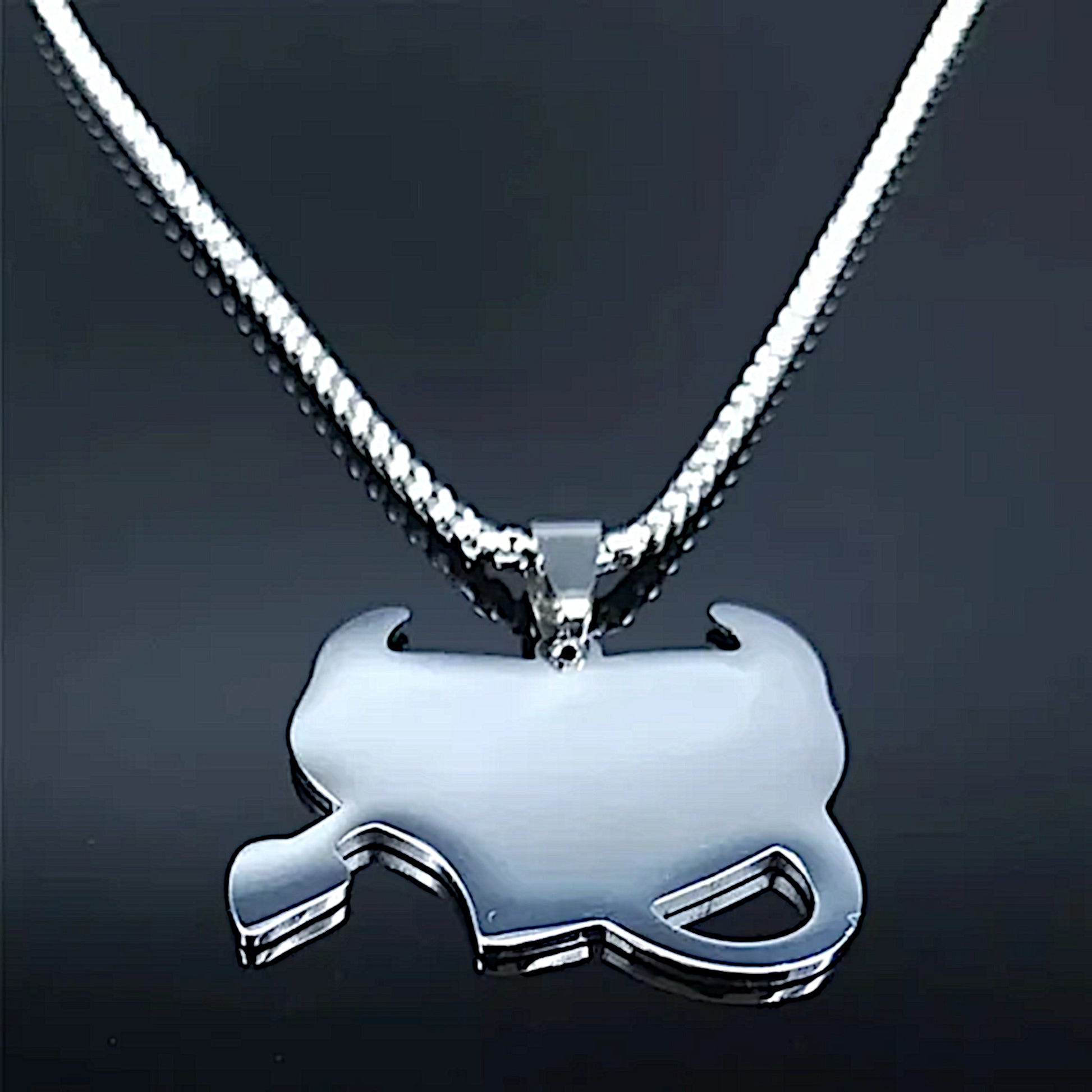 S*xy Devil Pendant | Red Heart Stainless Steel Necklace - A Gothic Universe - Necklaces