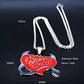 S*xy Devil Pendant | Red Heart Stainless Steel Necklace - A Gothic Universe - Necklaces