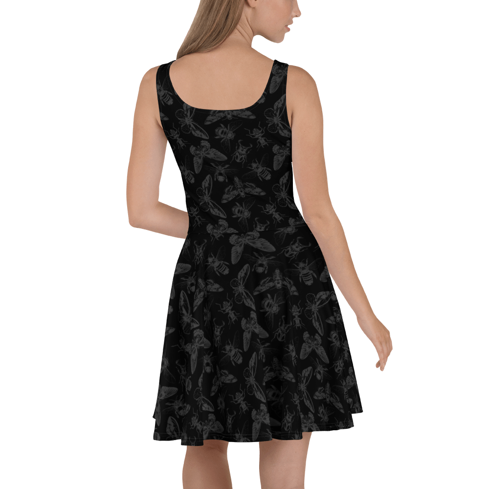 Shadow Swarm Skater Dress
