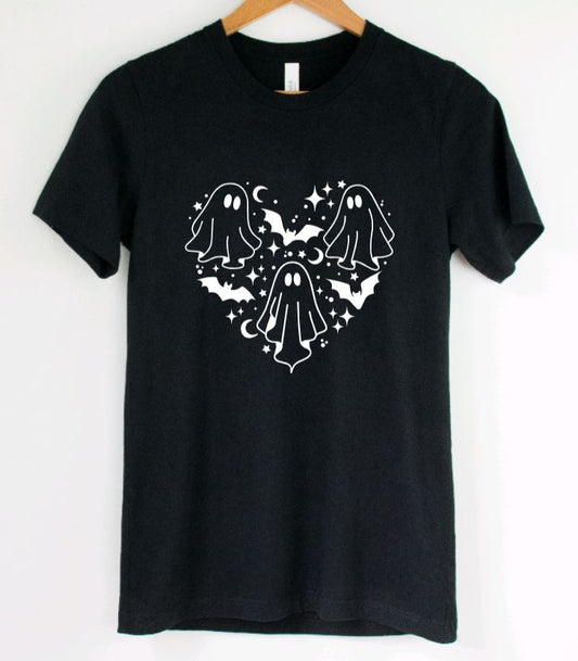 Ghostie Heart T-Shirt -  - T-Shirt