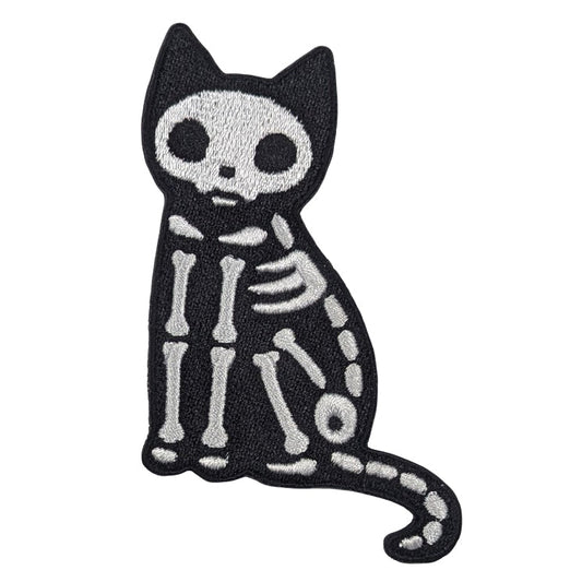 Skeleton Cat Patch -  - Patch