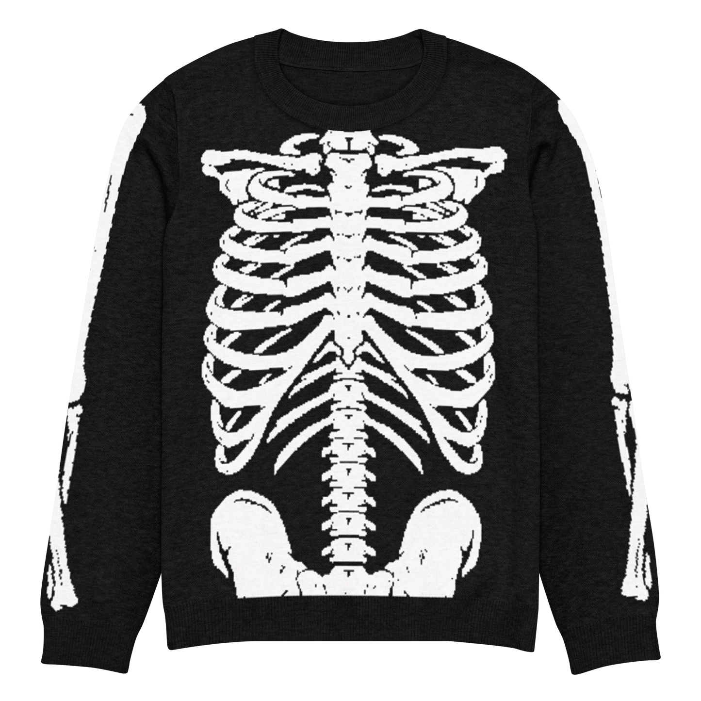 Skeleton Squad Knit Crew Neck Sweater