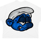 Smurf Oversized Crop Top - Super Max Heavyweight Streetwear Essential