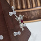Painful Pleasures Dragon Navel Ring in 14G Surgical Steel with Ruby Red Gem