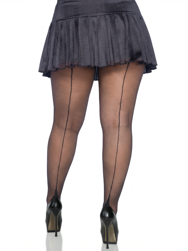 Nyx Sheer Cuban Heel Pantyhose