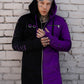 Split Mage Hoodie [Black/Purple] -  - Hoodies