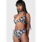 Killstar Harlette’s Revenge Skull Floral Pentagram Bikini Set