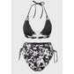 Killstar Harlette’s Revenge Skull Floral Pentagram Bikini Set