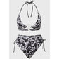 Killstar Harlette’s Revenge Skull Floral Pentagram Bikini Set