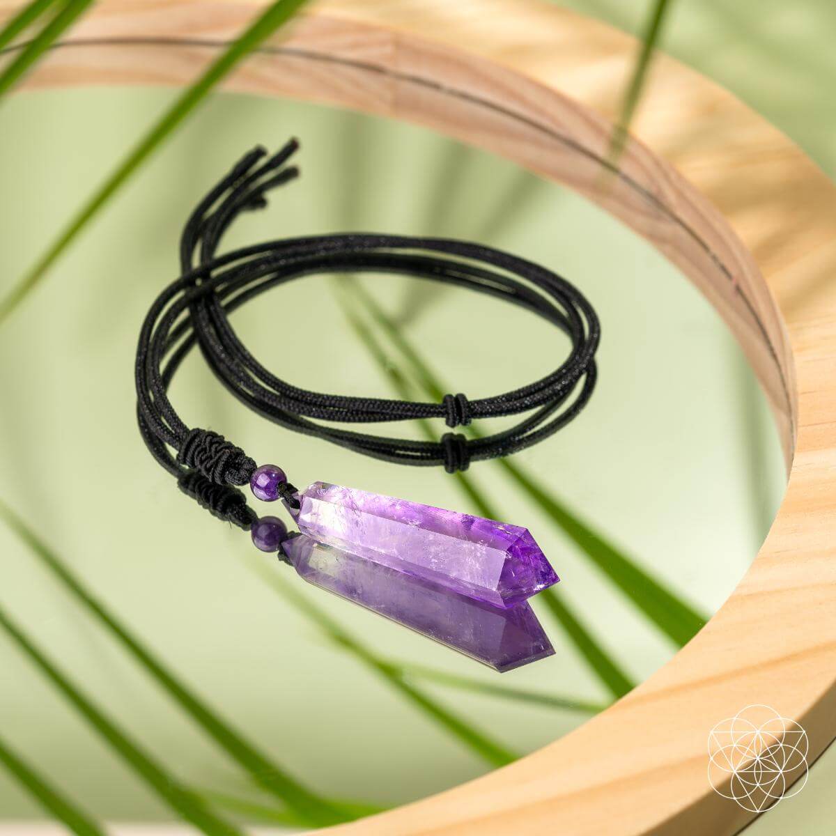The Amethyst Talisman of Daily Stress Relief -  - Necklace