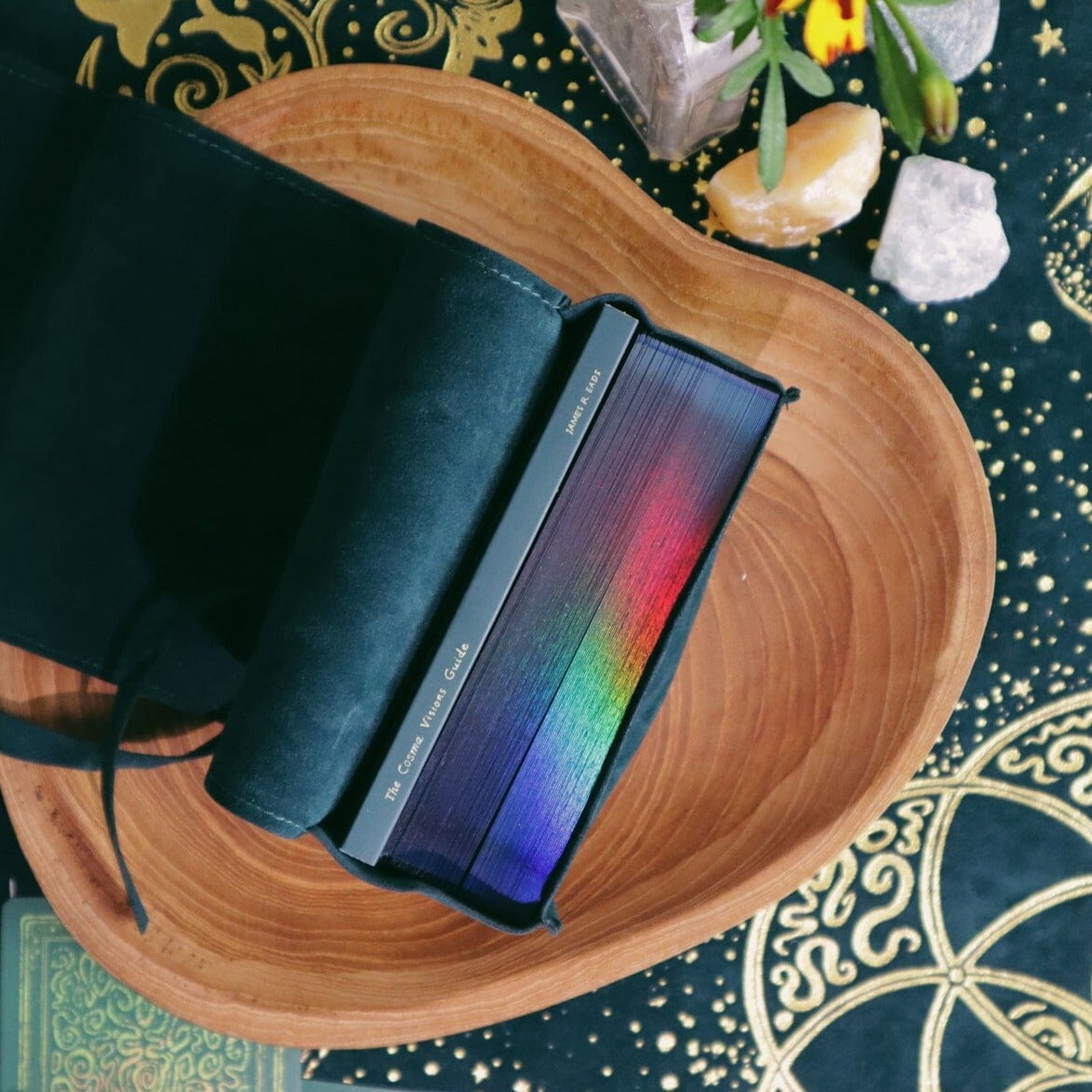 Cosma Visions Tarot Satchel - Mystical Card Bag - Divination Travel Case