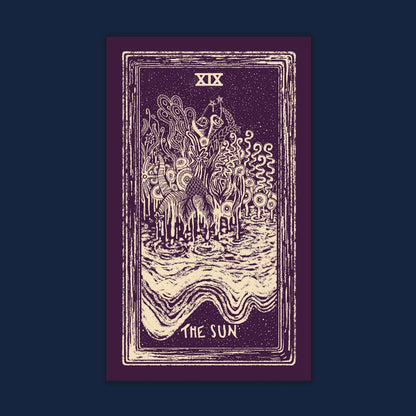 The Sun Light Visions Tarot Print - Tarot Wall Art - Spiritual Decor -  - Print