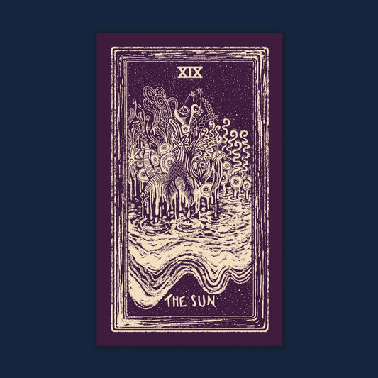 The Sun Light Visions Tarot Print - Tarot Wall Art - Spiritual Decor