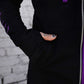 Split Mage Hoodie [Black/Purple] -  - Hoodies