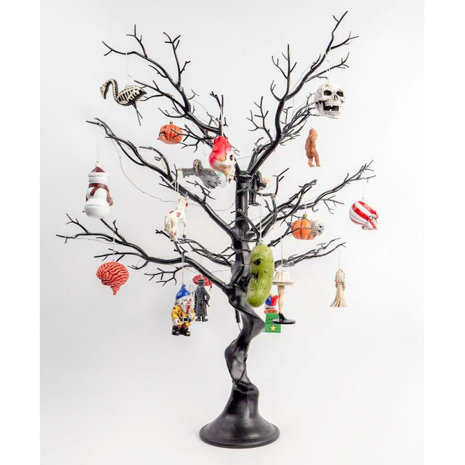 Horrornaments Tree - Gothic Halloween Display Tree - Horror Ornament Stand