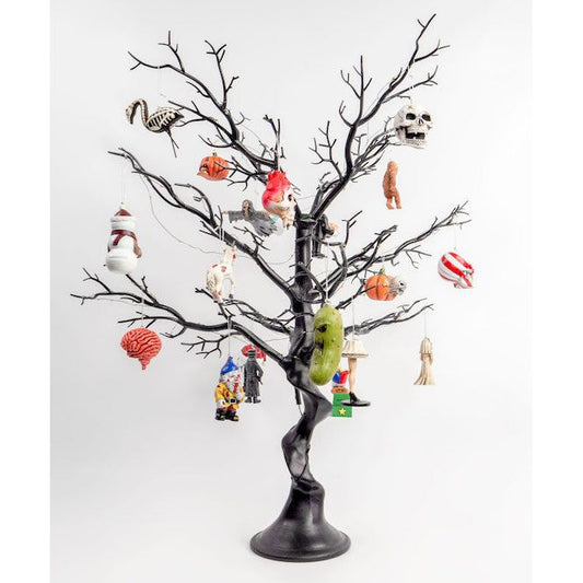 Horrornaments Tree - Gothic Halloween Display Tree - Horror Ornament Stand