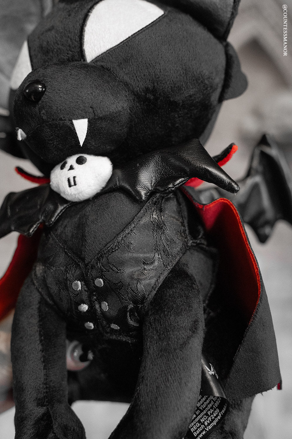 Vampire Kitty Plush Toy