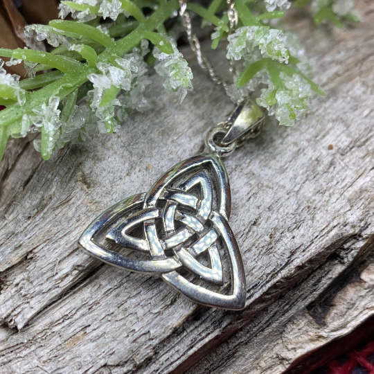Celtic Triangle Necklace -  - Pendant