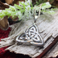 Celtic Triangle Necklace -  - Pendant