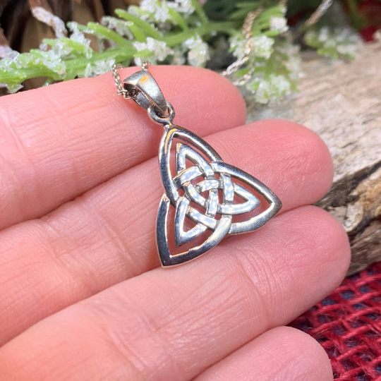 Celtic Triangle Necklace -  - Pendant