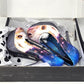 Unicorn Platform Heels with Glitter Sole & Graphic Faux Leather