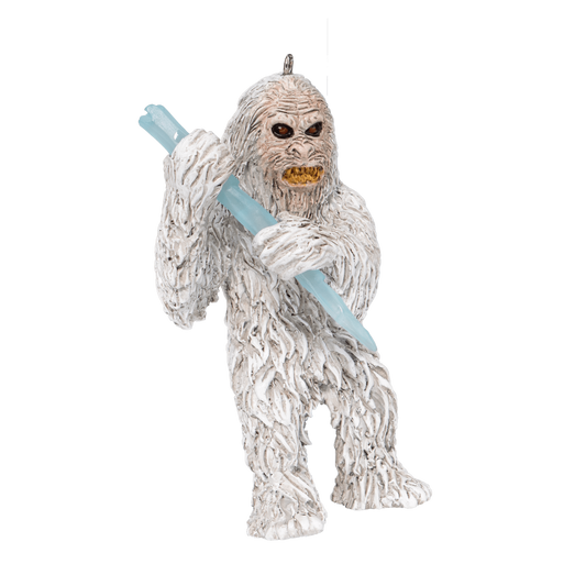 Yeti Halloween Ornament - Cryptid Horror Decoration - Bigfoot Sasquatch Collectible