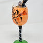 Artisan One Moon Flame Dont Drink & Fly Wine Glass Candle Cinnamon Apple Orange 18oz